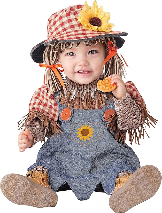Baby girl scarecrow Halloween costume