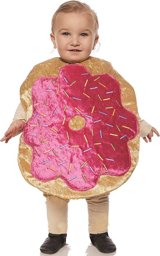 Baby girl donut costume for Halloween.