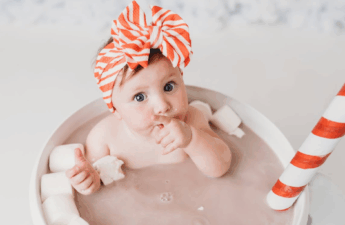 Baby’s first Christmas photo ideas