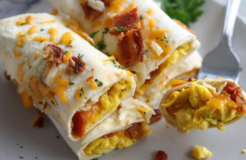 Low carb breakfast burritos for gestational diabetes.